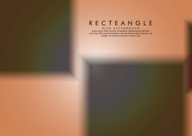 Arka plan rengi radyal degradeli bir bulanıklık kutusunun vektör çizimi