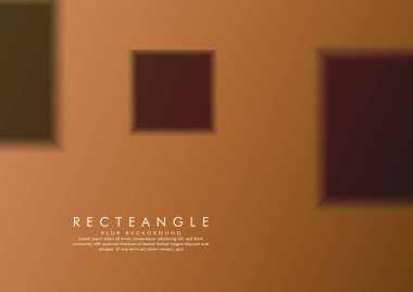 Degrade arka plana sahip bir bulanıklık kutusunun vektör çizimi. renkli taş ve tuğla