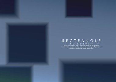 Degrade arka plana sahip bir bulanıklık kutusunun vektör çizimi. renkli taş ve tuğla