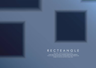 Degrade arka plana sahip bir bulanıklık kutusunun vektör çizimi. renkli taş ve tuğla