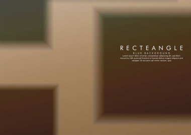 Degrade arka plana sahip bir bulanıklık kutusunun vektör çizimi. renkli taş ve tuğla