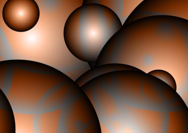 Daire stili ile renkli tasarım şablonu vektör illüstrasyon. Degrade stili ile soyut arka plan vektör modern daire şablonu