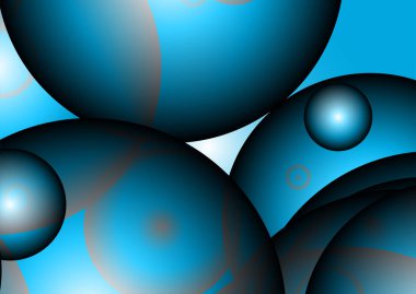 Daire stili ile renkli tasarım şablonu vektör illüstrasyon. Degrade stili ile soyut arka plan vektör modern daire şablonu