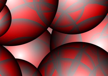 Daire stili ile renkli tasarım şablonu vektör illüstrasyon. Degrade stili ile soyut arka plan vektör modern daire şablonu