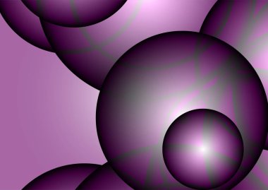 Daire stili ile renkli tasarım şablonu vektör illüstrasyon. Degrade stili ile soyut arka plan vektör modern daire şablonu