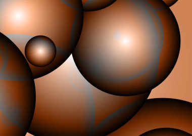 Daire stili ile renkli tasarım şablonu vektör illüstrasyon. Degrade stili ile soyut arka plan vektör modern daire şablonu