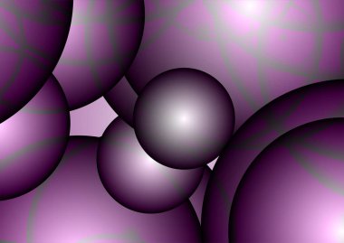 Daire stili ile renkli tasarım şablonu vektör illüstrasyon. Degrade stili ile soyut arka plan vektör modern daire şablonu