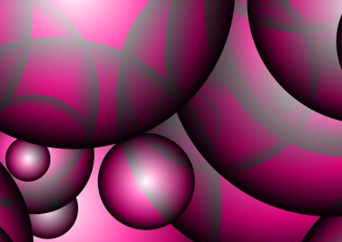 Daire stili ile renkli tasarım şablonu vektör illüstrasyon. Degrade stili ile soyut arka plan vektör modern daire şablonu