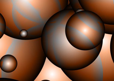 Daire stili ile renkli tasarım şablonu vektör illüstrasyon. Degrade stili ile soyut arka plan vektör modern daire şablonu