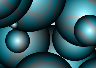 Daire stili ile renkli tasarım şablonu vektör illüstrasyon. Degrade stili ile soyut arka plan vektör modern daire şablonu