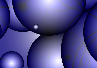 Daire stili ile renkli tasarım şablonu vektör illüstrasyon. Degrade stili ile soyut arka plan vektör modern daire şablonu