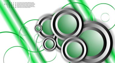 Vektör Soyut Arka Plan Örtüşen daireler. Tasarımınız için Eps 10 konsepti