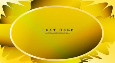 Oval vektör çerçeveleri tasarım arka planınız için hazır