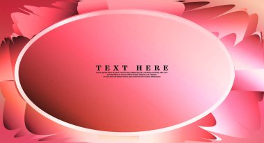 Oval vektör çerçeveleri tasarım arka planınız için hazır