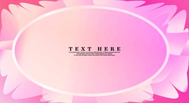 Oval vektör çerçeveleri tasarım arka planınız için hazır