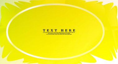 Oval vektör çerçeveleri tasarım arka planınız için hazır