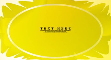 Oval vektör çerçeveleri tasarım arka planınız için hazır