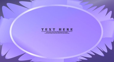 Oval vektör çerçeveleri tasarım arka planınız için hazır