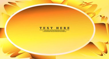 Oval vektör çerçeveleri tasarım arka planınız için hazır