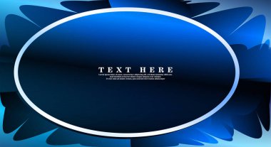 Oval vektör çerçeveleri tasarım arka planınız için hazır