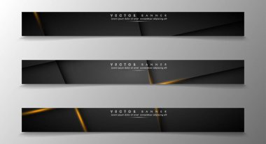 Tasarımınız için bir afiş arka planı ayarlayın. altın renk ve ışık çizgisinin gölge. vektör grafik tasarım illüstrasyon