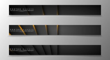 Tasarımınız için bir afiş arka planı ayarlayın. altın renk ve ışık çizgisinin gölge. vektör grafik tasarım illüstrasyon