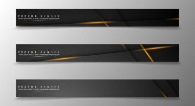 Tasarımınız için bir afiş arka planı ayarlayın. altın renk ve ışık çizgisinin gölge. vektör grafik tasarım illüstrasyon