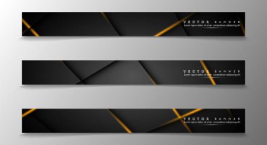 Tasarımınız için bir afiş arka planı ayarlayın. altın renk ve ışık çizgisinin gölge. vektör grafik tasarım illüstrasyon