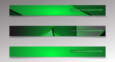 Reklam ve benzeri için uygun açık yeşil arka planlar ile Vektör afiş. teknoloji tasarımı. eps 10