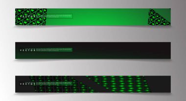 Reklam ve benzeri için uygun açık yeşil arka planlar ile Vektör afiş. teknoloji tasarımı. eps 10