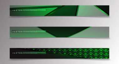 Reklam ve benzeri için uygun açık yeşil arka planlar ile Vektör afiş. teknoloji tasarımı. eps 10