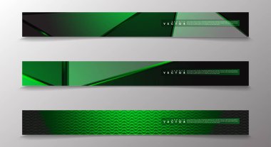 Reklam ve benzeri için uygun açık yeşil arka planlar ile Vektör afiş. teknoloji tasarımı. eps 10