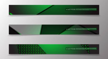 Reklam ve benzeri için uygun açık yeşil arka planlar ile Vektör afiş. teknoloji tasarımı. eps 10