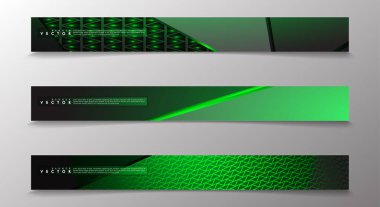 Reklam ve benzeri için uygun açık yeşil arka planlar ile Vektör afiş. teknoloji tasarımı. eps 10