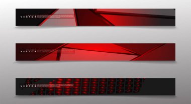 Reklam ve benzeri için uygun ışık kırmızı arka planlar ile Vektör afiş. teknoloji tasarımı. eps 10