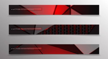 Reklam ve benzeri için uygun ışık kırmızı arka planlar ile Vektör afiş. teknoloji tasarımı. eps 10