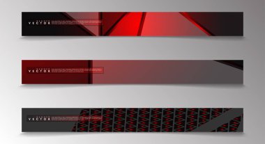 Reklam ve benzeri için uygun ışık kırmızı arka planlar ile Vektör afiş. teknoloji tasarımı. eps 10