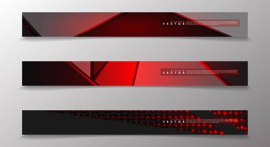 Reklam ve benzeri için uygun ışık kırmızı arka planlar ile Vektör afiş. teknoloji tasarımı. eps 10