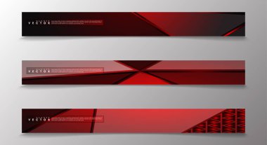 Reklam ve benzeri için uygun ışık kırmızı arka planlar ile Vektör afiş. teknoloji tasarımı. eps 10