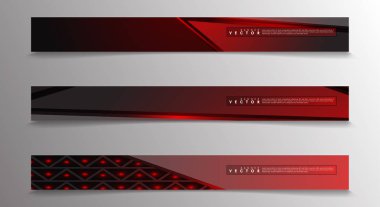 Reklam ve benzeri için uygun ışık kırmızı arka planlar ile Vektör afiş. teknoloji tasarımı. eps 10