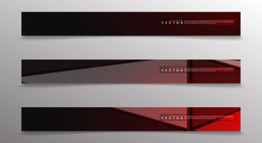 Reklam ve benzeri için uygun ışık kırmızı arka planlar ile Vektör afiş. teknoloji tasarımı. eps 10