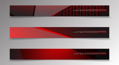 Reklam ve benzeri için uygun ışık kırmızı arka planlar ile Vektör afiş. teknoloji tasarımı. eps 10