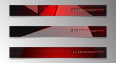 Reklam ve benzeri için uygun ışık kırmızı arka planlar ile Vektör afiş. teknoloji tasarımı. eps 10