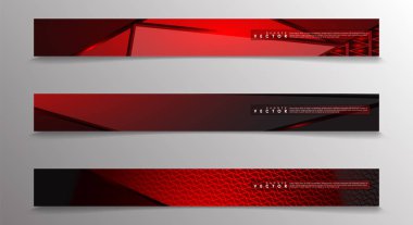 Reklam ve benzeri için uygun ışık kırmızı arka planlar ile Vektör afiş. teknoloji tasarımı. eps 10