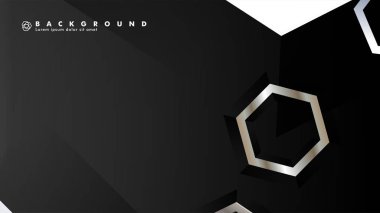 gradyan altıgen şekilli soyut vektör arka planı. arka plan her şey için uygundur. eps 10