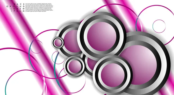 Vektör Soyut Arka Plan Örtüşen daireler. Tasarımınız için Eps 10 konsepti