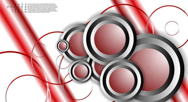 Vektör Soyut Arka Plan Örtüşen daireler. Tasarımınız için Eps 10 konsepti