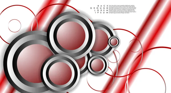 Vektör Soyut Arka Plan Örtüşen daireler. Tasarımınız için Eps 10 konsepti