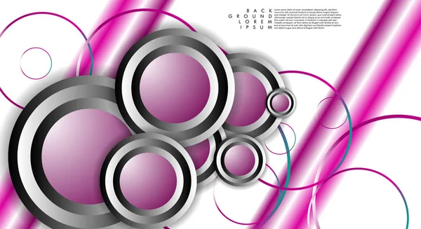 Vektör Soyut Arka Plan Örtüşen daireler. Tasarımınız için Eps 10 konsepti