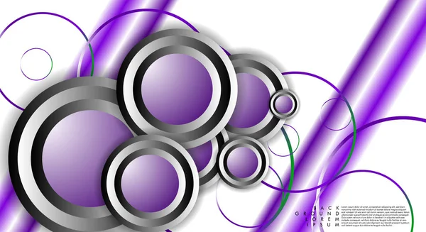 Vektör Soyut Arka Plan Örtüşen daireler. Tasarımınız için Eps 10 konsepti